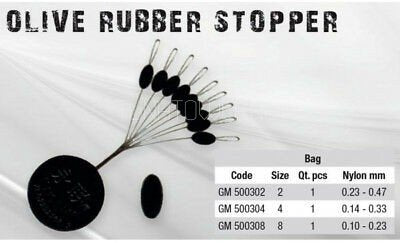 Colmic - Olive Rubber Stopper Size 8