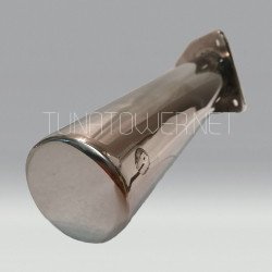 Gibi Marine - Portacanna ad Incasso Inox con Piastra Rettangolare Angolo 0°/30°/45°