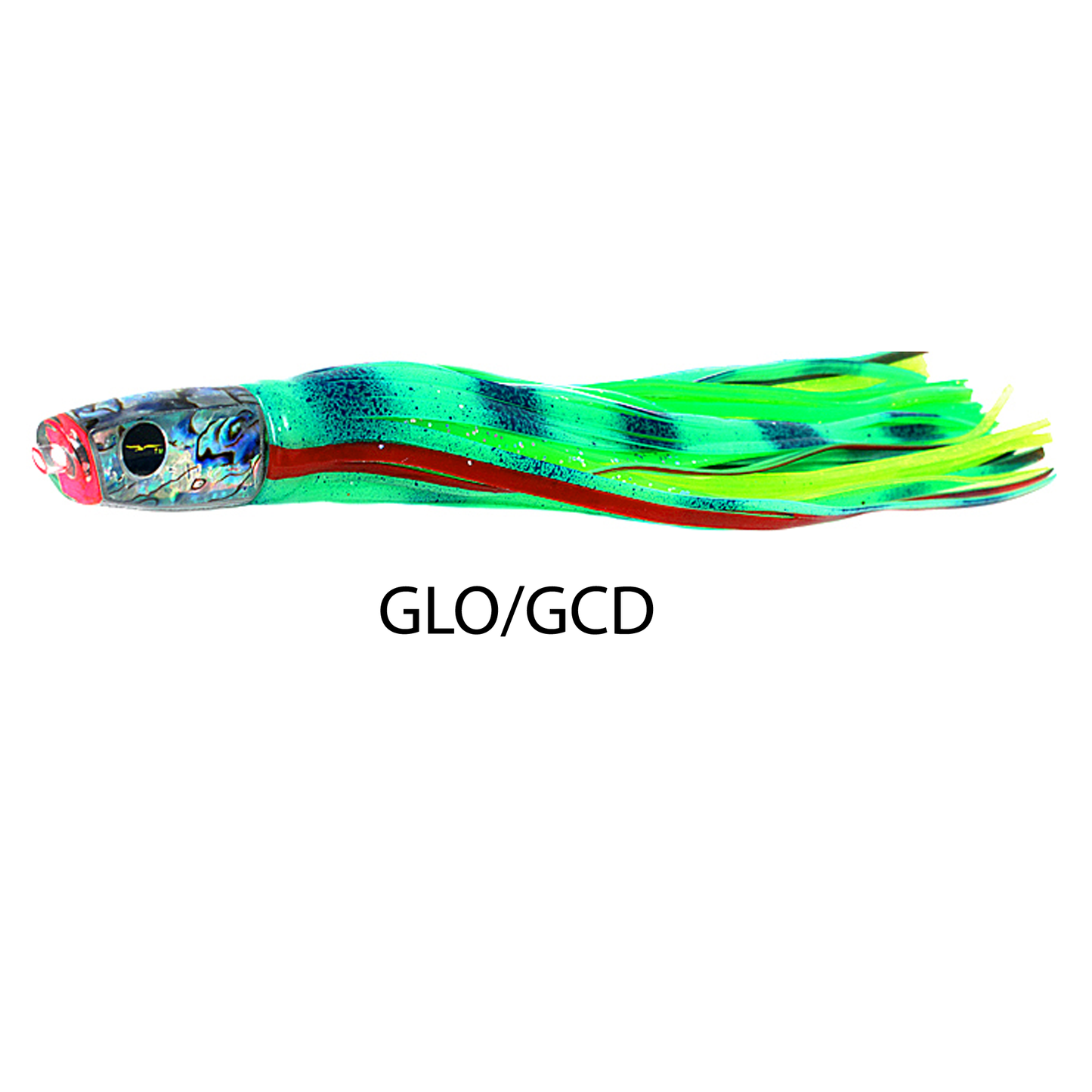 Black Bart Lures - Kona -Costa Rican Plunger Col. GLO/GCD