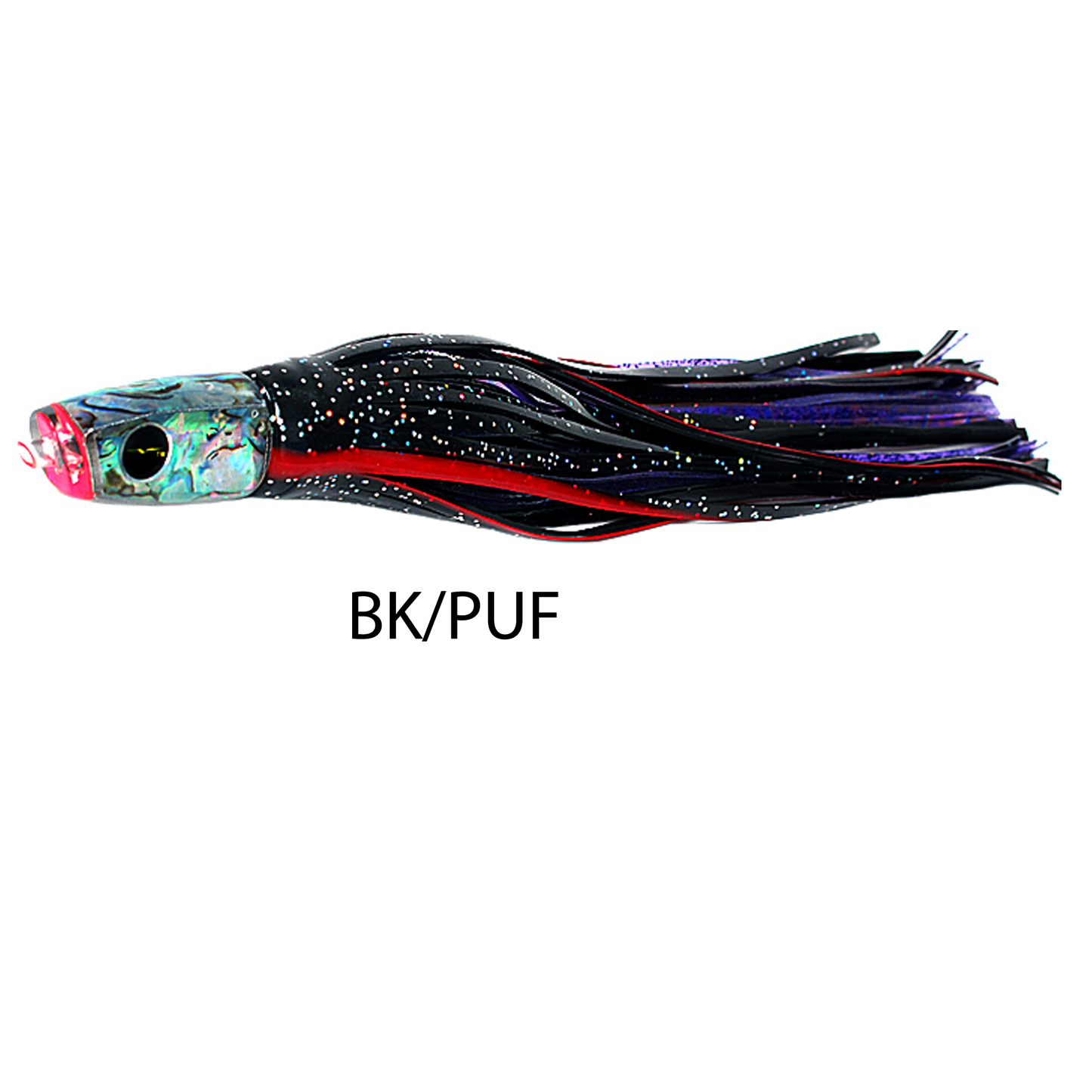 Black Bart Lures - Kona -Costa Rican Plunger Colore BK/PUF