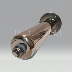 Gibi Marine - Portacanna ad Incasso Inox con Piastra Rettangolare Angolo 0°/30°/45°