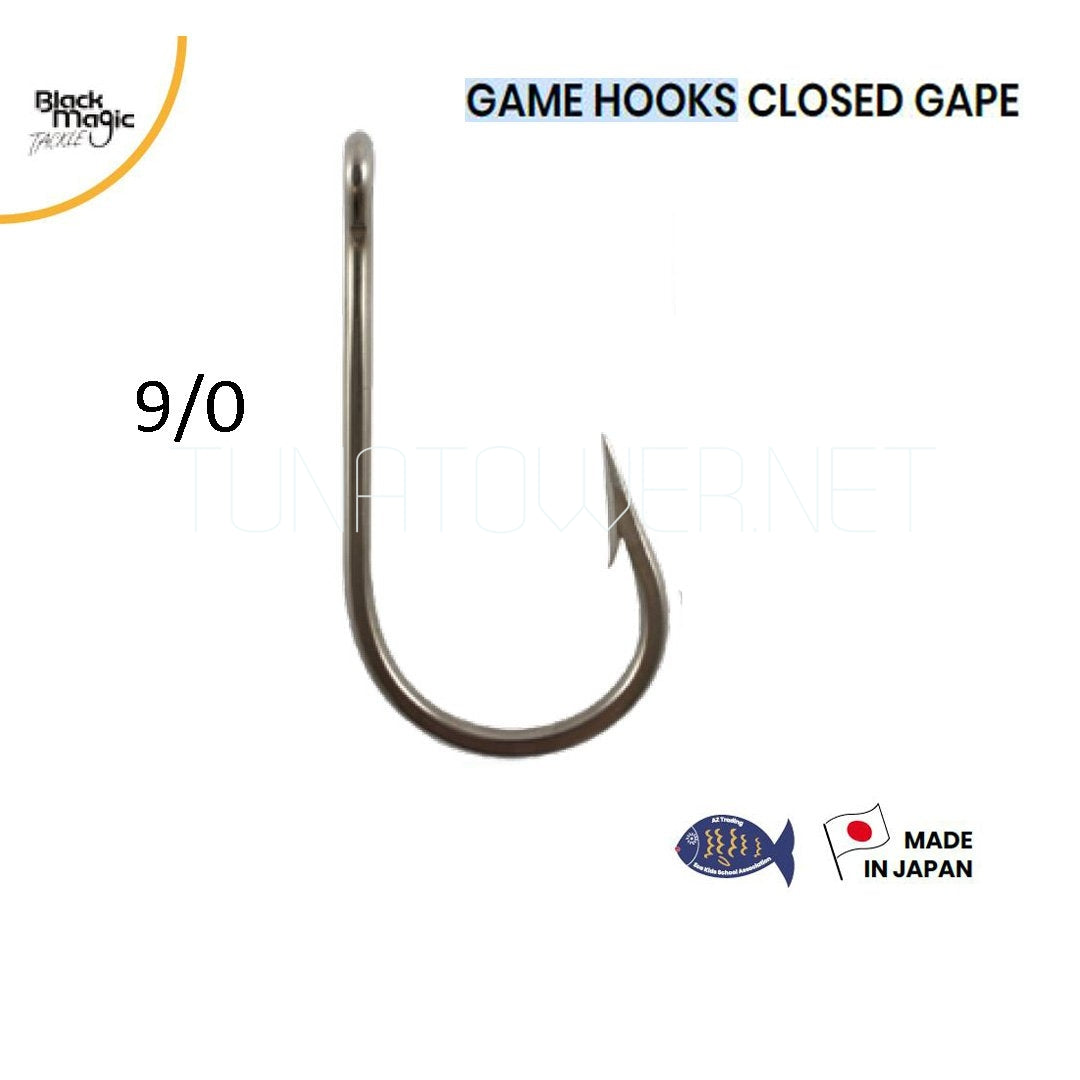 Black Magic - GAME HOOK CLOSED GAPE 6/0-7/0-8/0-9/0