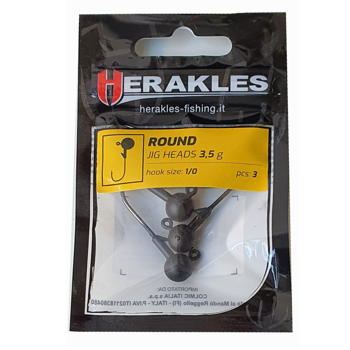 Herakles OFFSET JIG HEAD TESTINA PIOMBATA