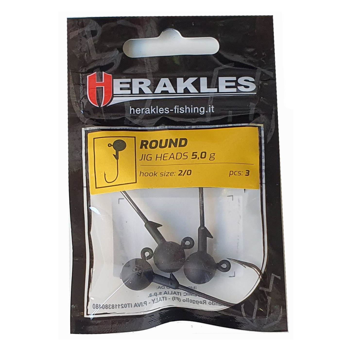 Herakles OFFSET JIG HEAD TESTINA PIOMBATA