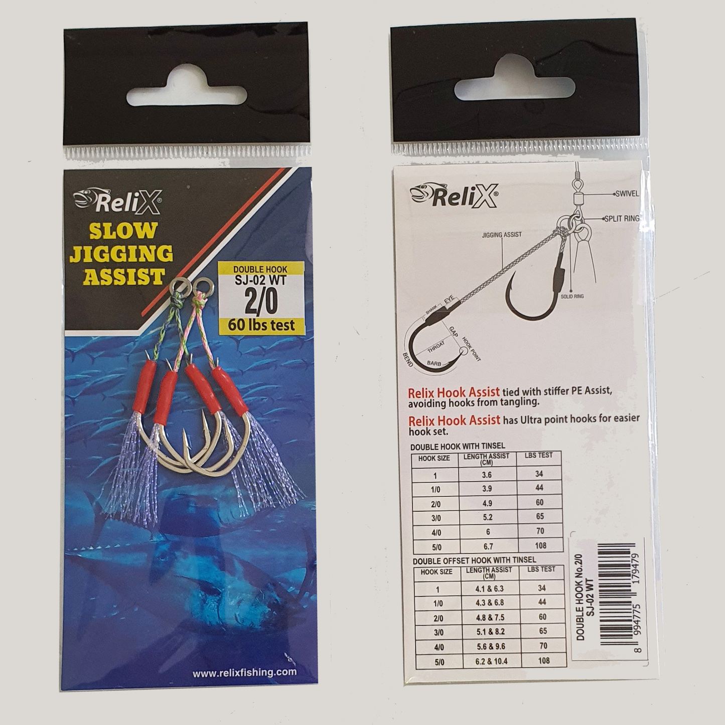Relix SLOW JIGGING ASSIST 2/0 mis 2 lb 60
