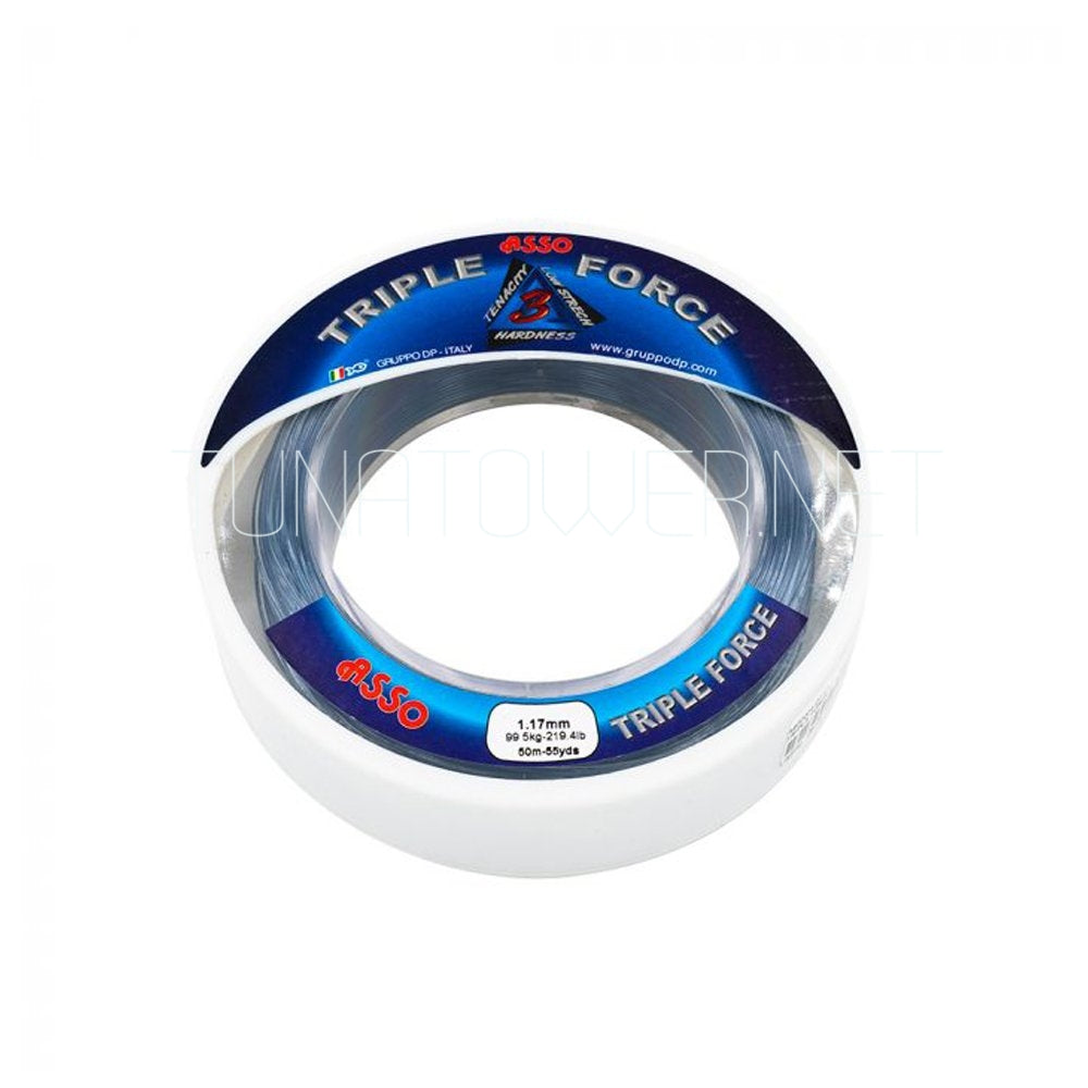 Asso - Triple Force mt. 50 diam. 0,57/0,62 / 0,74 / 0,81 / 0,90