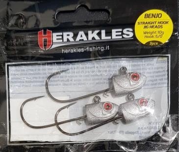 Herakles - Benjo Straight Hook Jig Heads gr. 5/10
