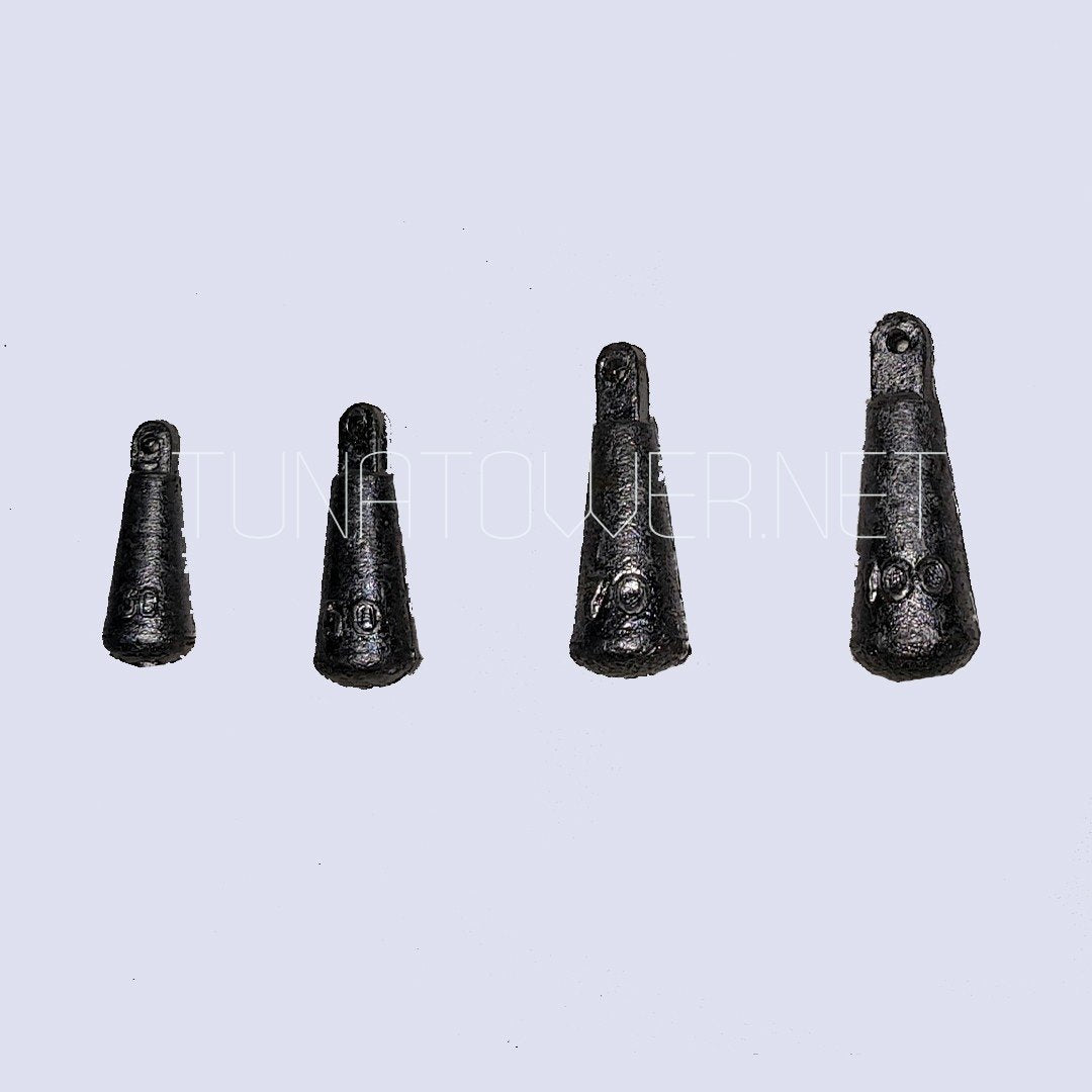 Piombo a goccia con asola