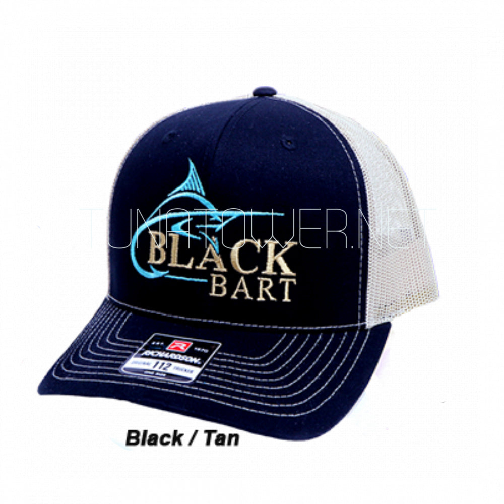 Cappelino con visiera Black Bart MARLIN LOGO HAT Color Black / Tan