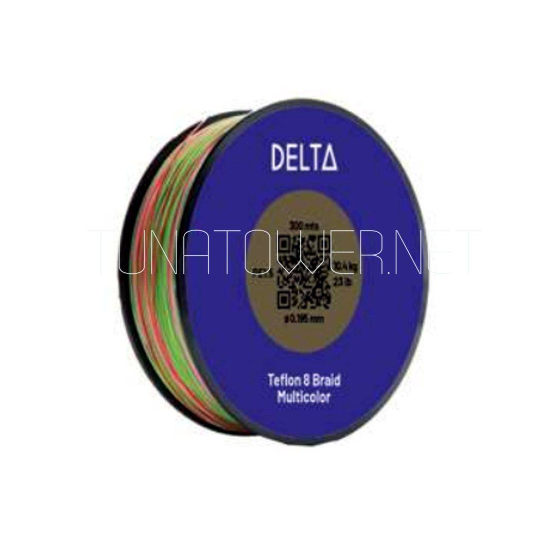 Trecciato Delta HILO TEFLON 8X BRAID MULTICOLOR mt 300