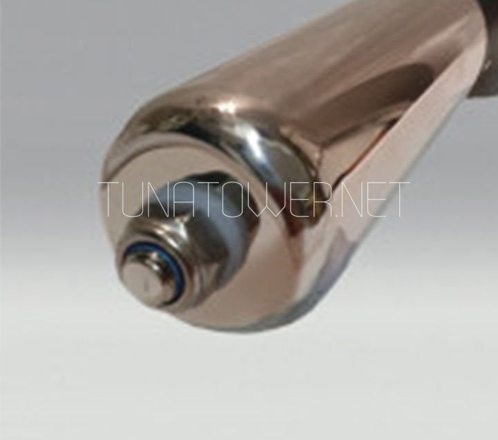 Gibi Marine - Portacanna ad Incasso Inox Piastra Tonda Angolo 0°/30°/45° Art. 133/T