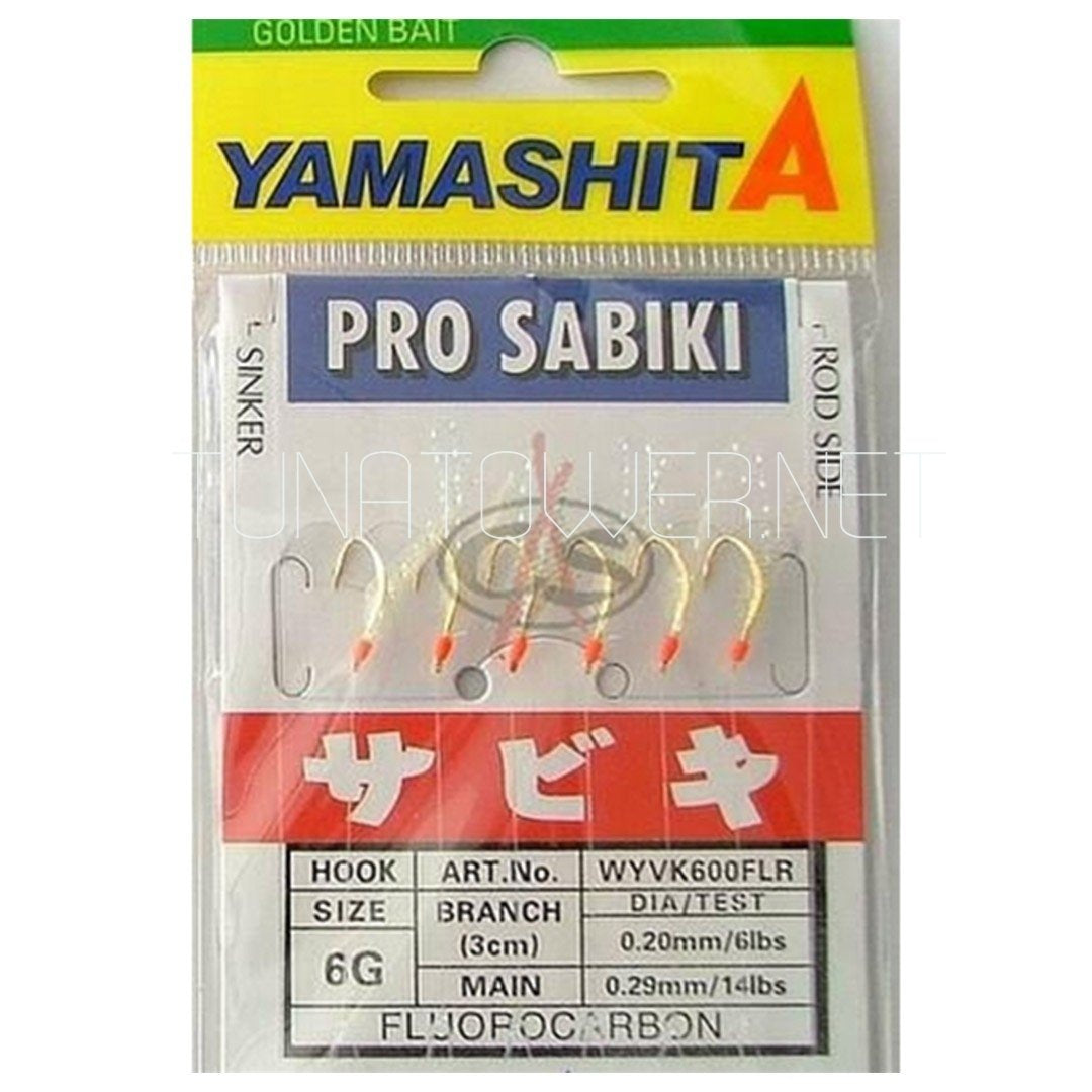 Yamashita - Pro Sabiki WYVK 600 FL Fluorocarbon 6 Ami