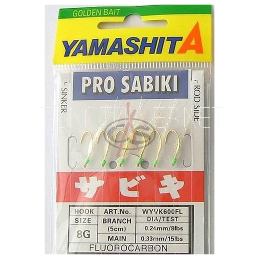 Yamashita - Pro Sabiki WYVK 600 FL Fluorocarbon 6 Ami