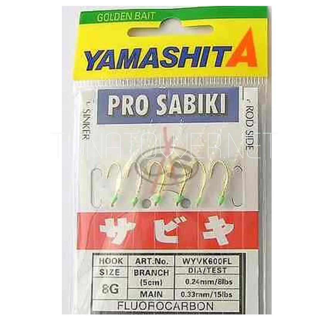 Yamashita - Pro Sabiki WYVK 600 FL Fluorocarbon 6 Ami