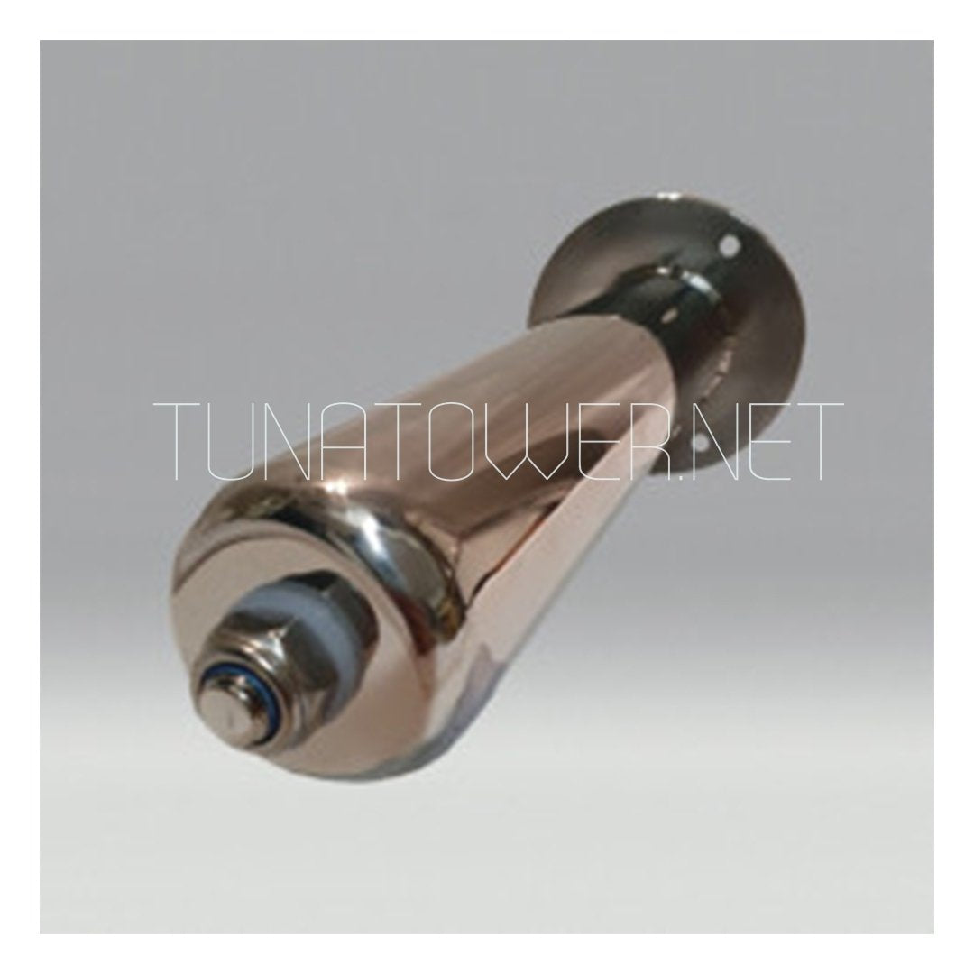Gibi Marine - Portacanna ad Incasso Inox Piastra Tonda 0°/30° SLIM