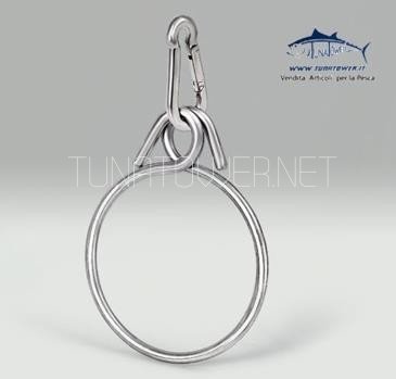 Gibi Marine - Salpa ancora ad anello con moschettone