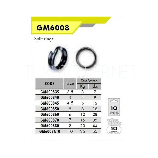 Colmic - Split Rings  Serie GM 6008