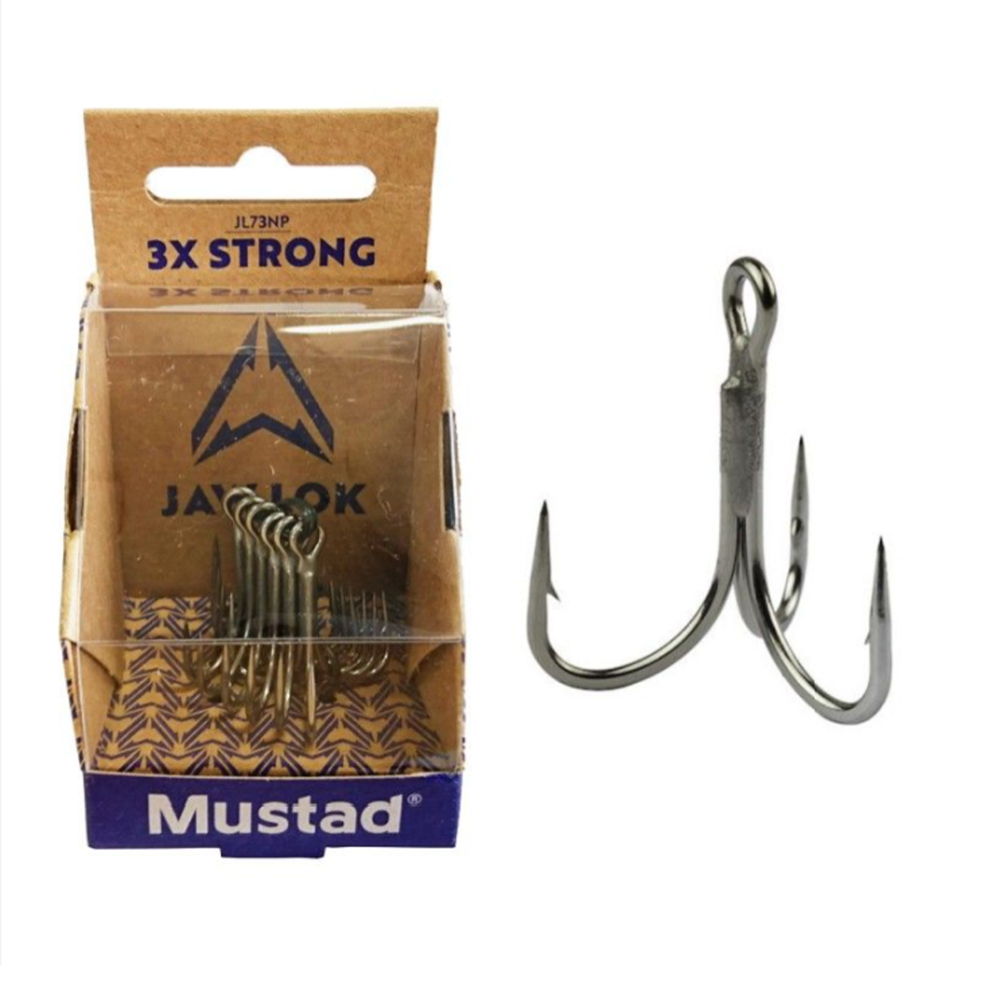 Mustad Ancoretta JAW LOK 3X-4X Triple Hook