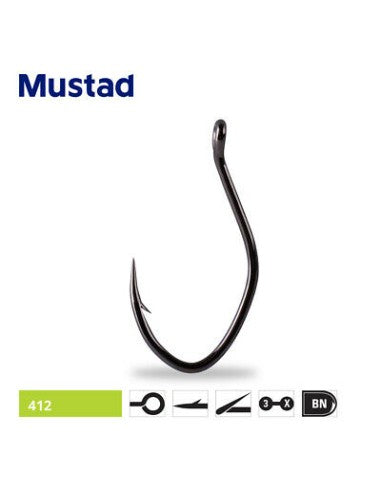 Mustad CATFISH  412NP-BN 2/0-3/0-4/0