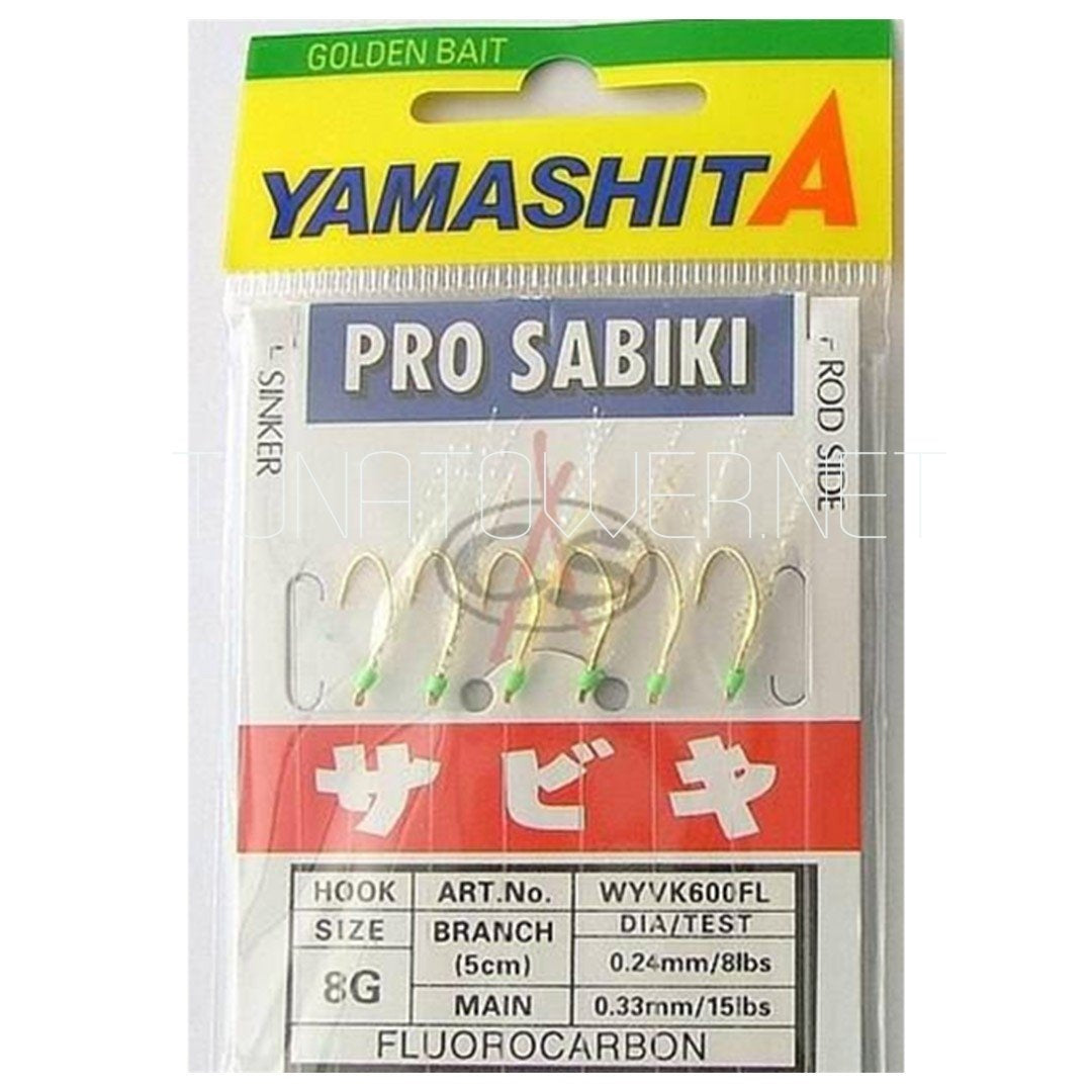 Yamashita - Pro Sabiki WYVK 600 Fluorocarbon 6 Ami