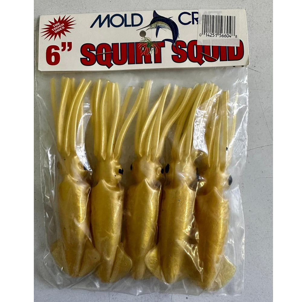 esca mobida Mold Craft SQUIRT SQUID 6"