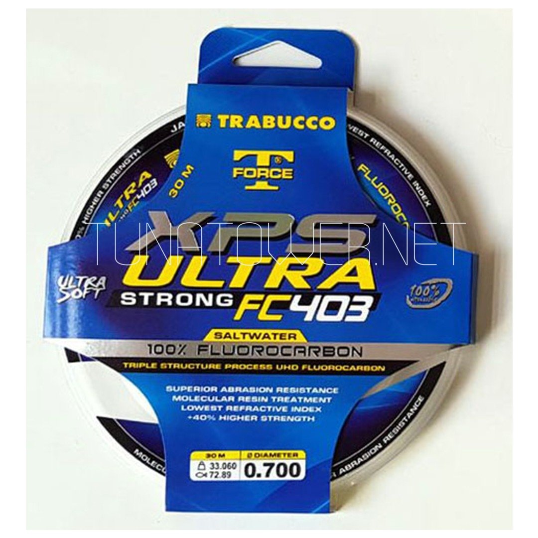 Trabucco - T-Force XPS Ultra Strong FC403 SW  Fluorocarbon 100% 30 mt New