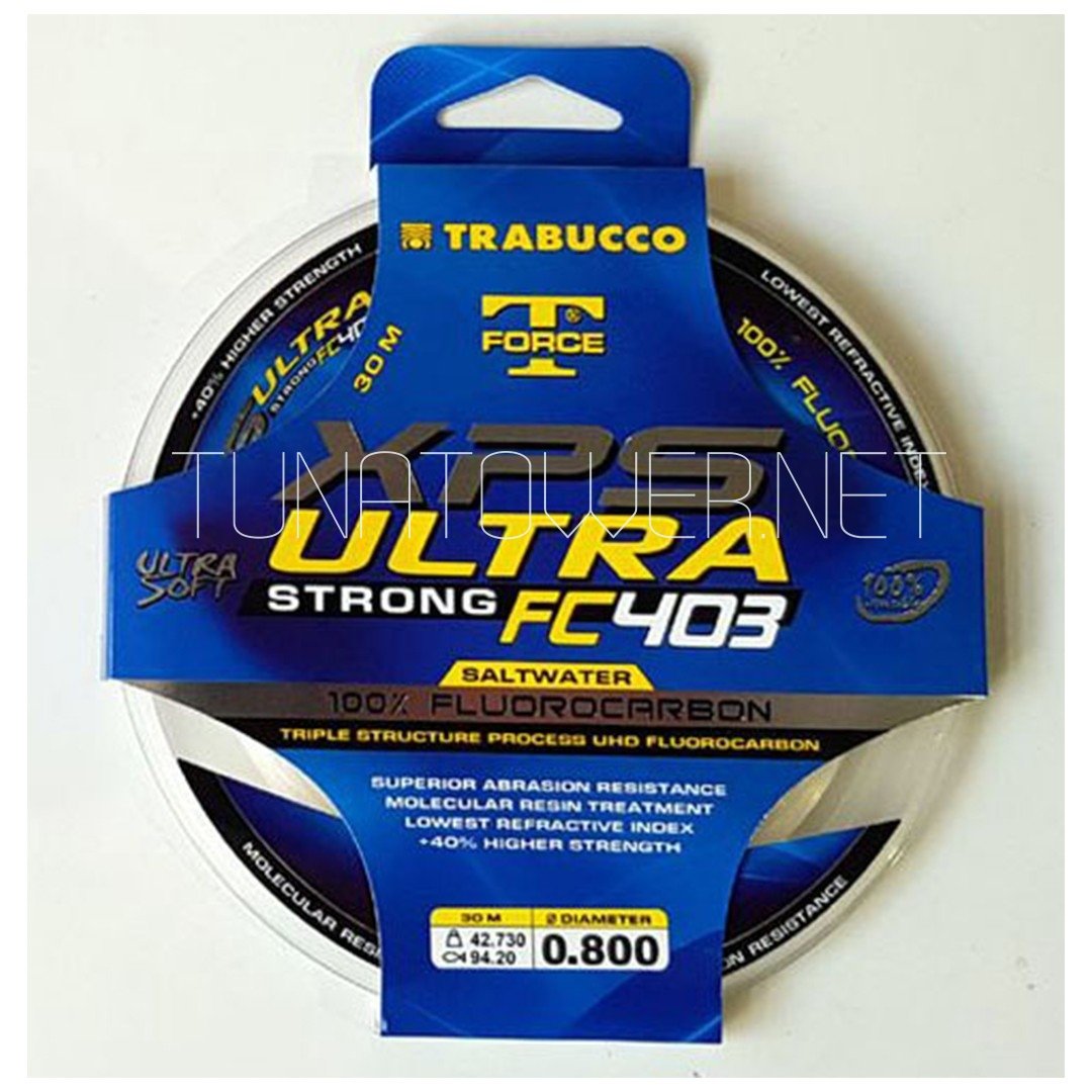 Trabucco - T-Force XPS Ultra Strong FC403 SW  Fluorocarbon 100% 30 mt New